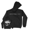 Planes Mistaken For Stars "Skull" Black Hooded Sweatshirt