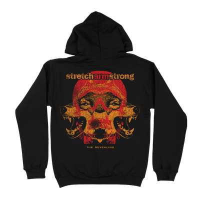 Stretch Arm Strong  "Den of Wolves" Black  Hooded Sweatshirt