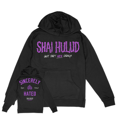 Shai Hulud "Just Can't Hate Enough" Black Hooded Sweatshirt