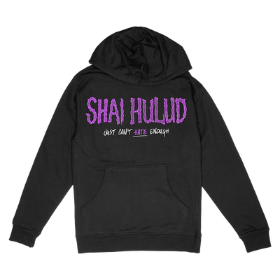 Shai Hulud "Just Can't Hate Enough" Black Hooded Sweatshirt