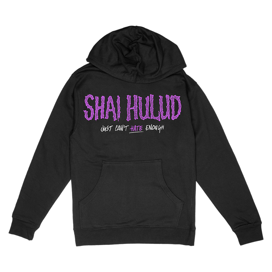 Shai Hulud "Just Can't Hate Enough" Black Hooded Sweatshirt