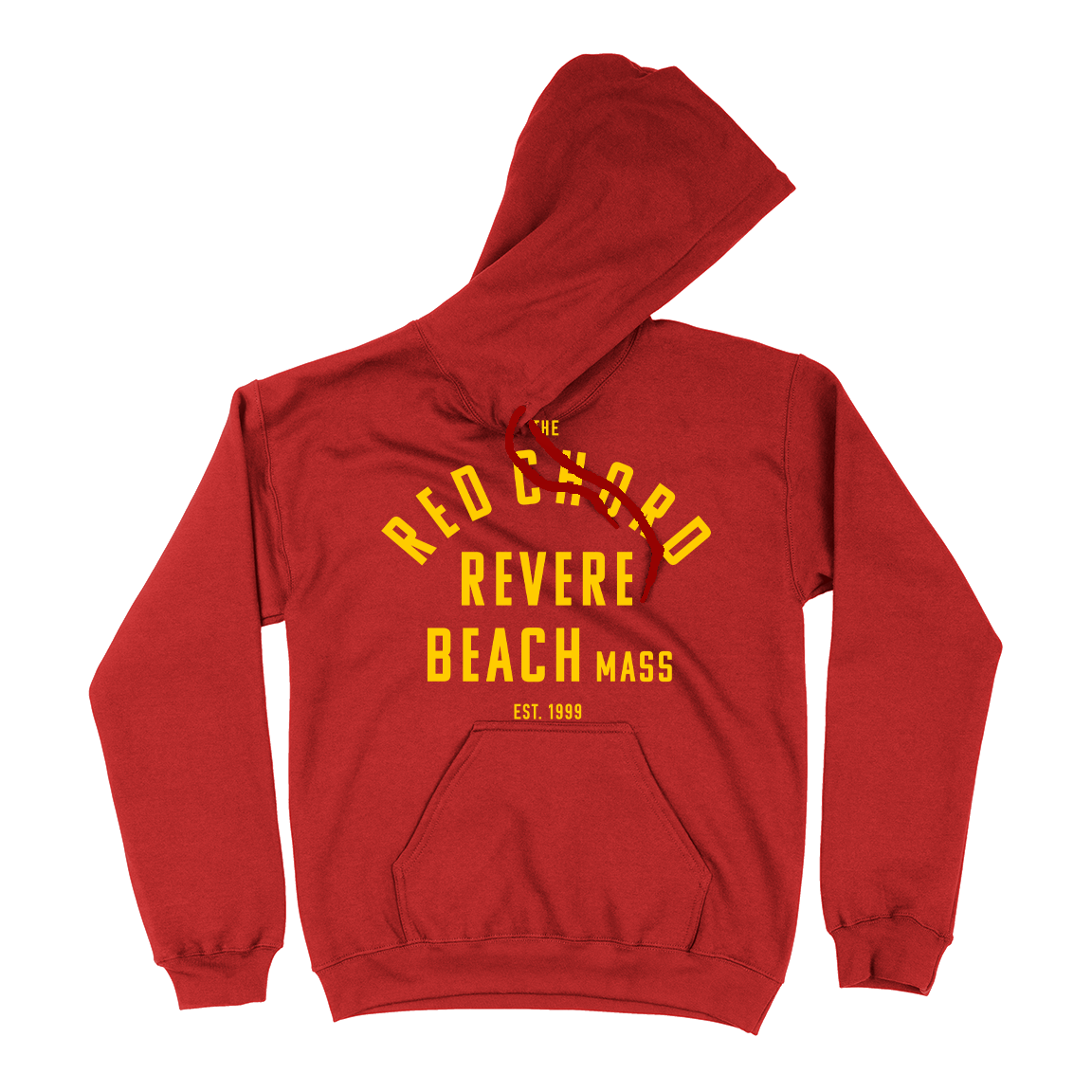 The Red Chord "Revere Beach" Red Hooded Sweatshirt