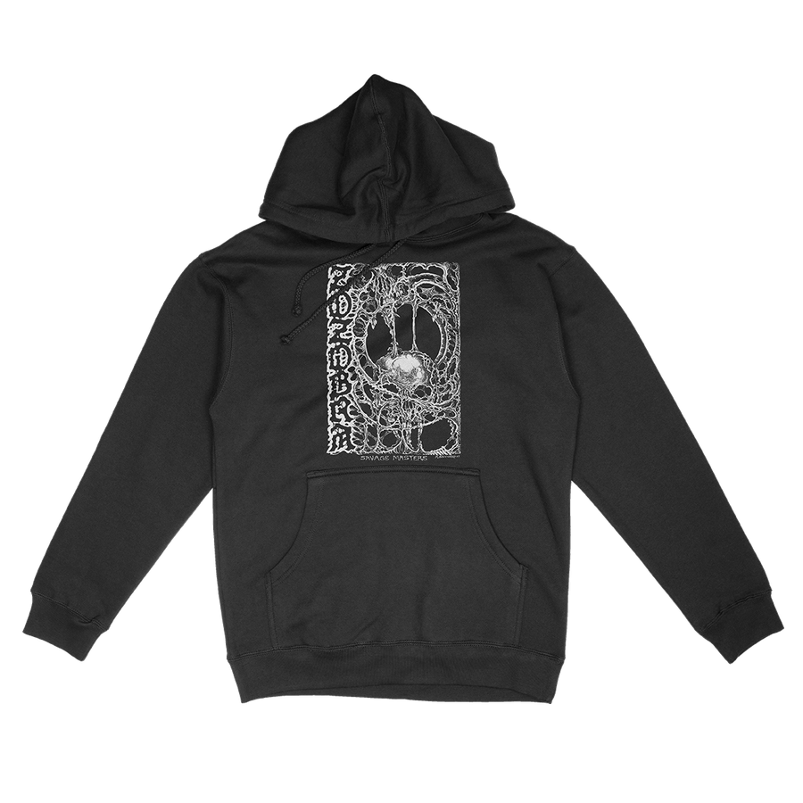Zozobra "Savage Masters Skull" Black Hooded Sweatshirt