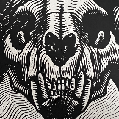 Mazatl "Panthera Onca" Linocut Print