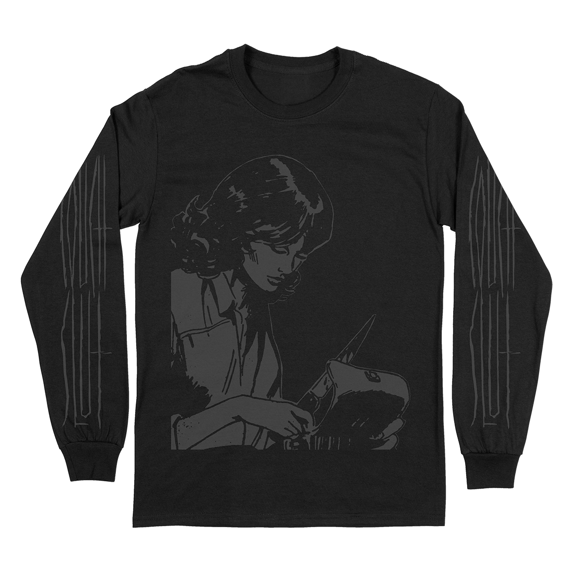 Couch Slut "You Could Do It Tonight" Black Longsleeve