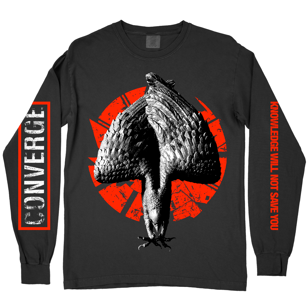 Converge "Knowledge Will Not Save You" Premium Black Longsleeve