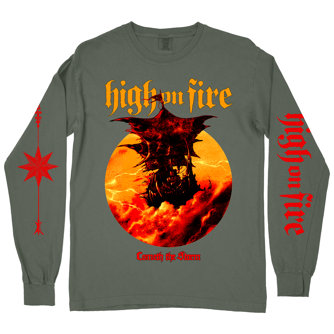 High On Fire "Cometh The Storm" Hemp Premium Longsleeve