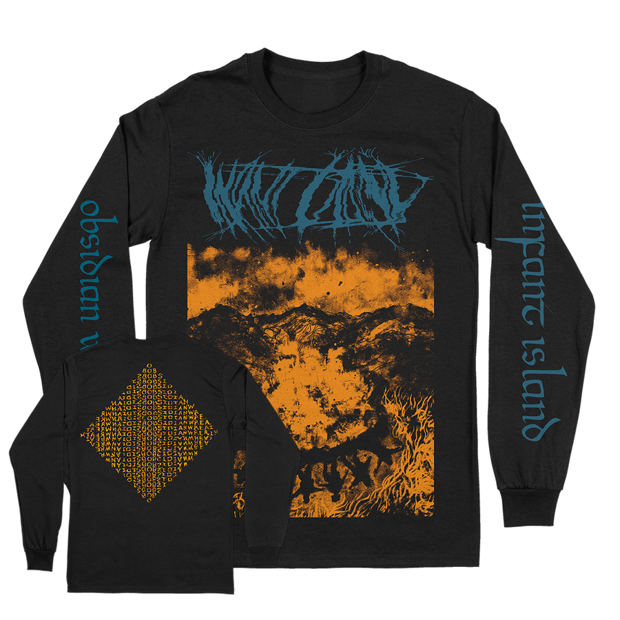 Infant Island "Obsidian Wreath" Black Longsleeve