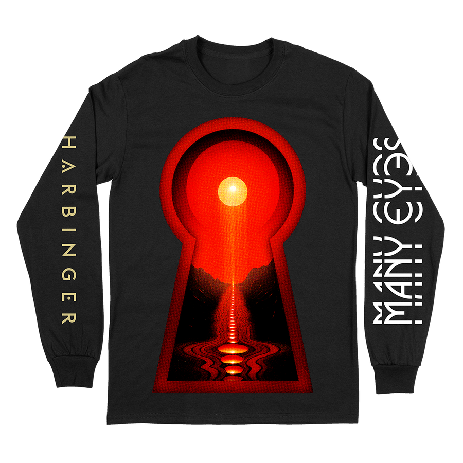 Many Eyes "Harbinger" Black Longsleeve