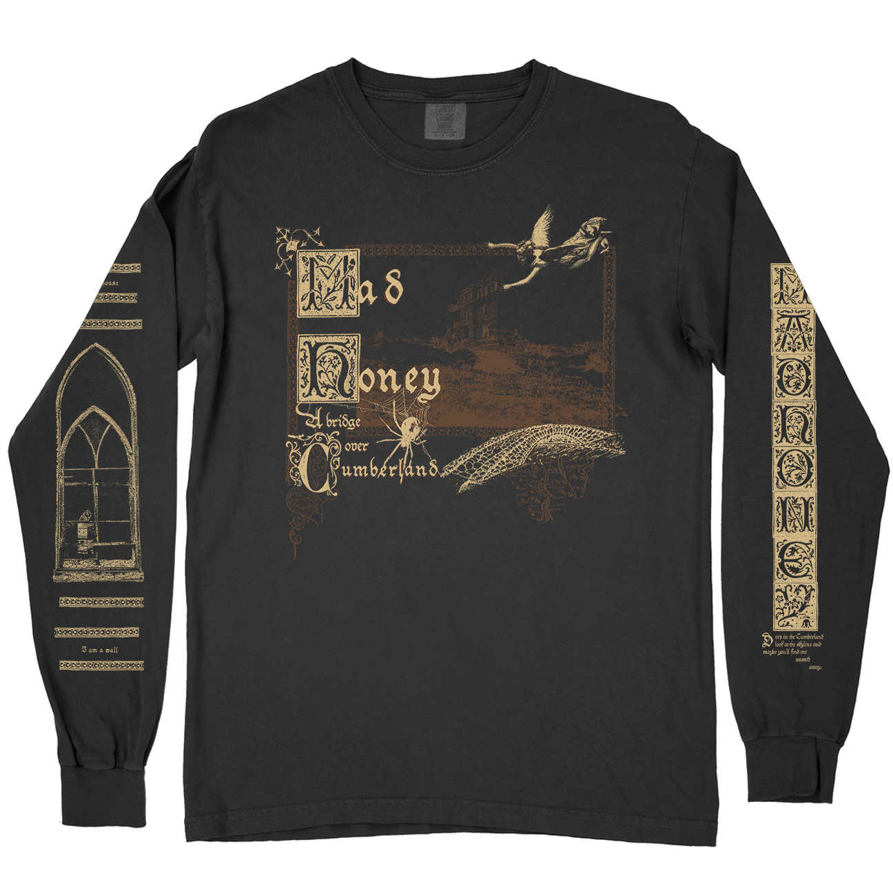 Mad Honey "Spider Bridge" Premium Black Longsleeve