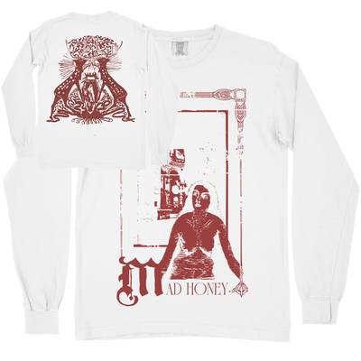 Mad Honey "Stag" Premium White Longsleeve