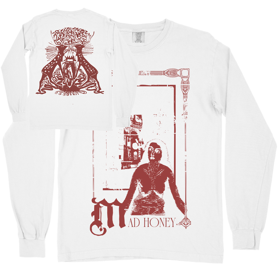 Mad Honey "Stag" Premium White Longsleeve