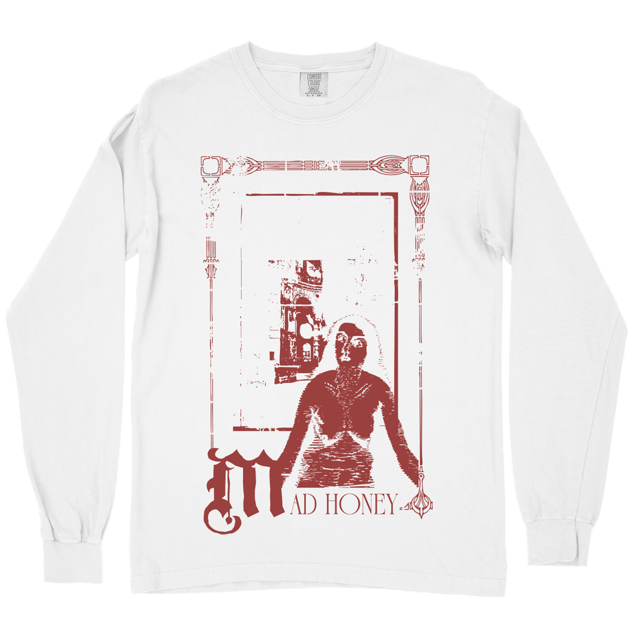 Mad Honey "Stag" Premium White Longsleeve