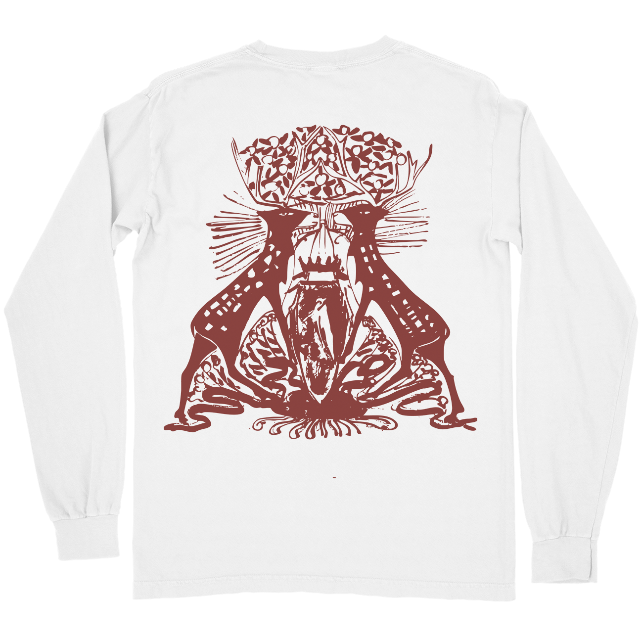 Mad Honey "Stag" Premium White Longsleeve