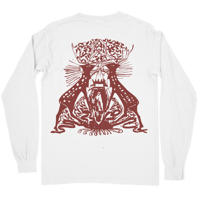 Mad Honey "Stag" Premium White Longsleeve