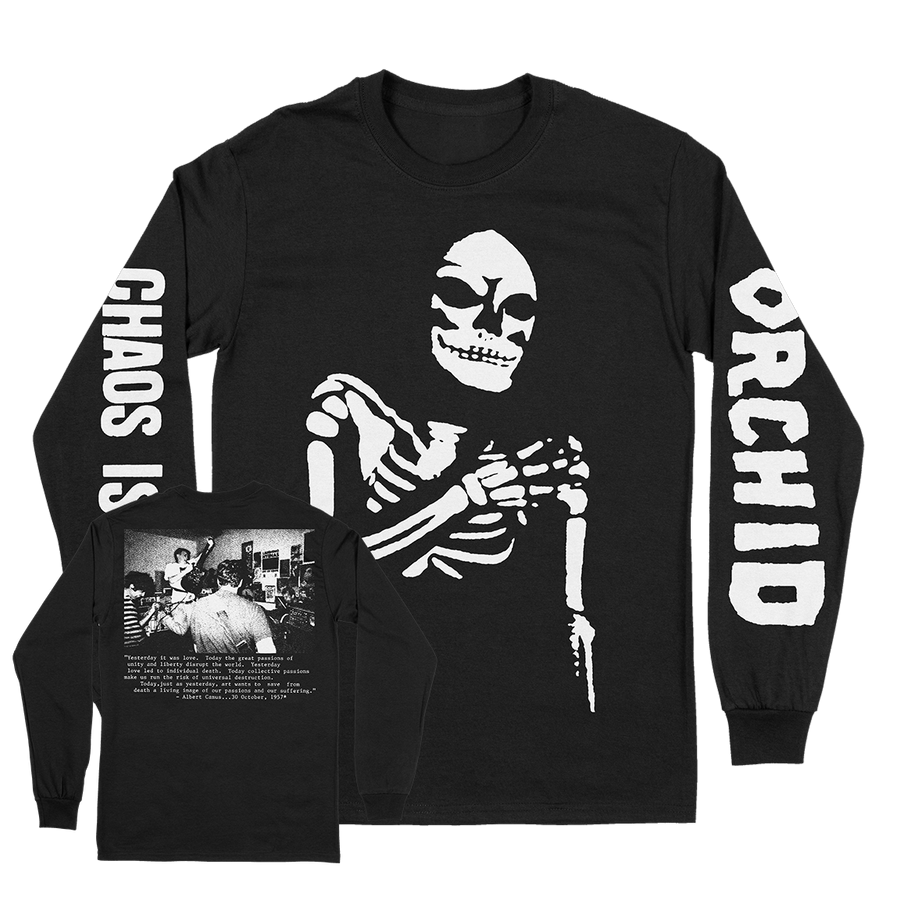 Orchid "Chaos Is Me" Black Longsleeve