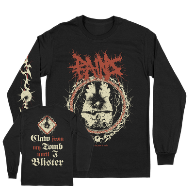 Pains "Jaws of Malice" Black Longsleeve Shirt