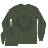 Planes Mistaken For Stars "Eye & Heart" Military Green Longsleeve