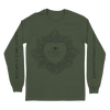 Planes Mistaken For Stars "Eye & Heart" Military Green Longsleeve