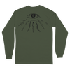 Planes Mistaken For Stars "Eye & Heart" Military Green Longsleeve