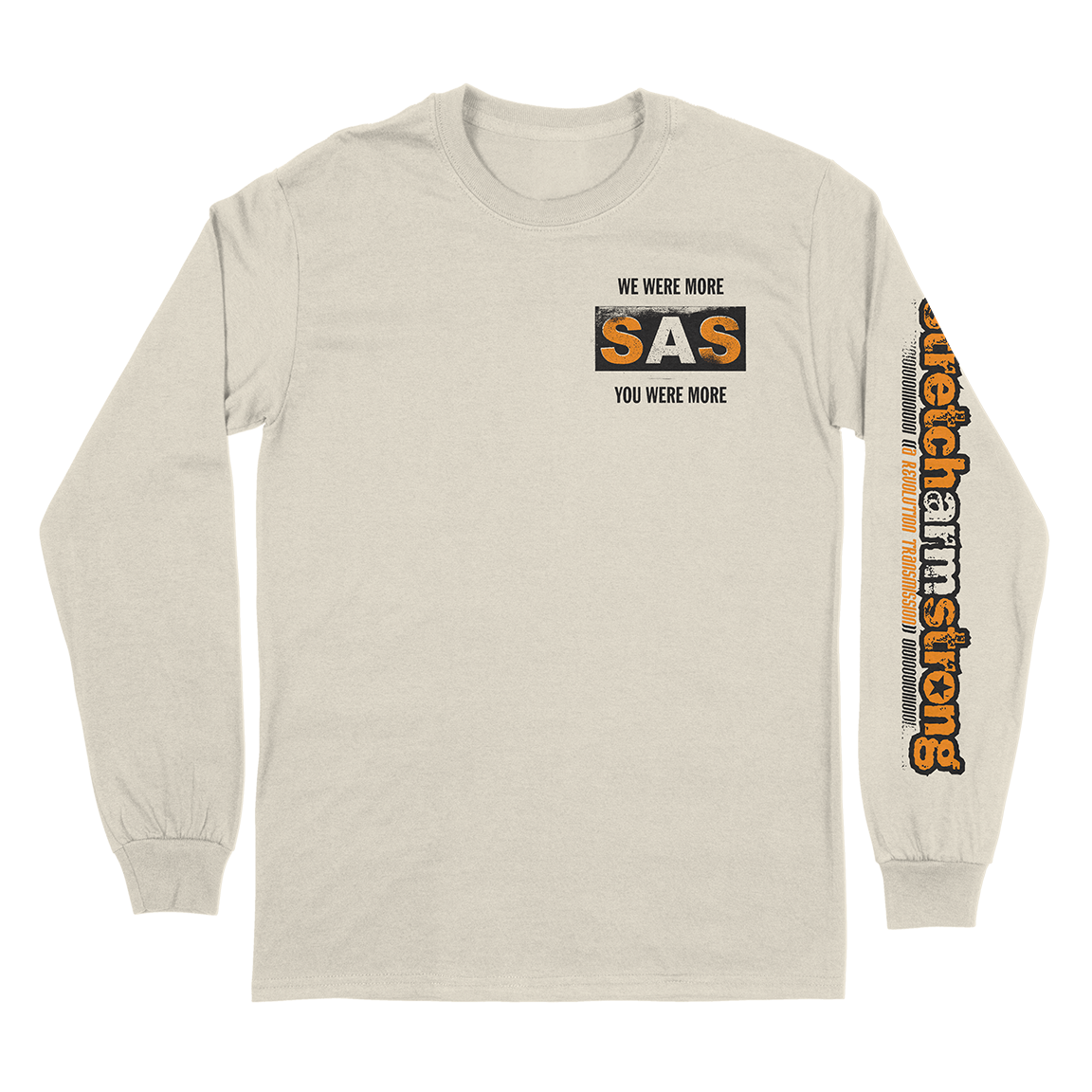 Stretch Arm Strong "For The Record" Natural Longsleeve