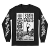 State Faults "Flower Violence" Black Longsleeve