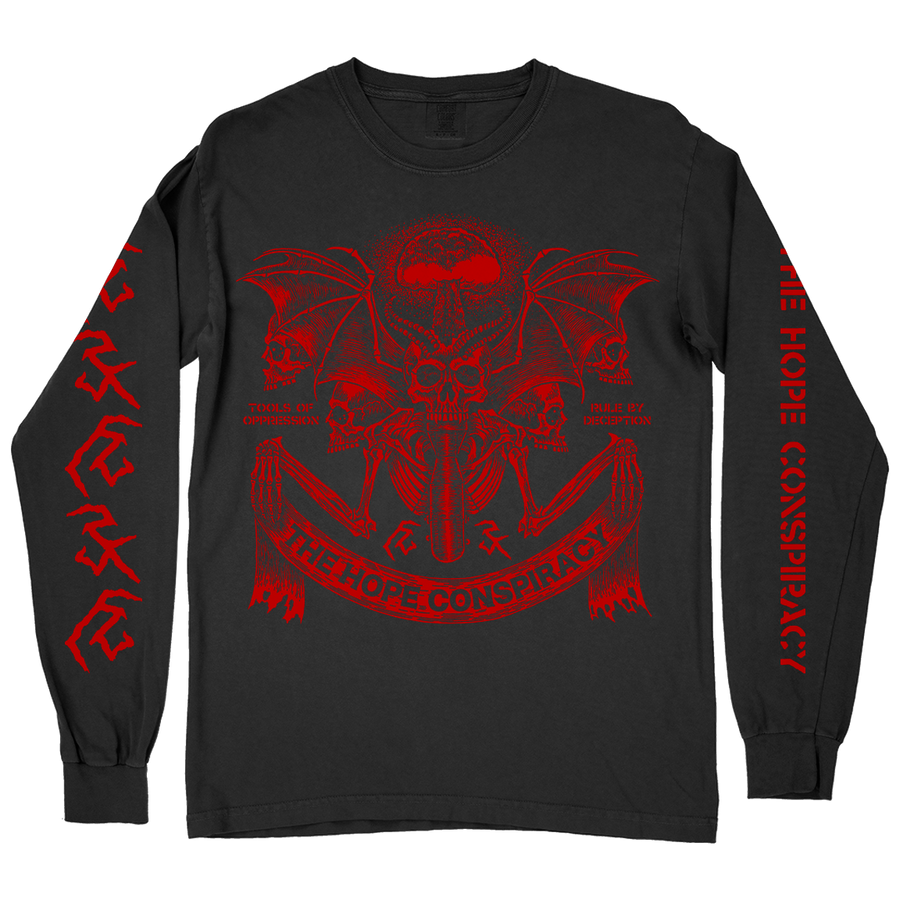 The Hope Conspiracy "Tools Of Oppression: Red" Black Premium Longsleeve