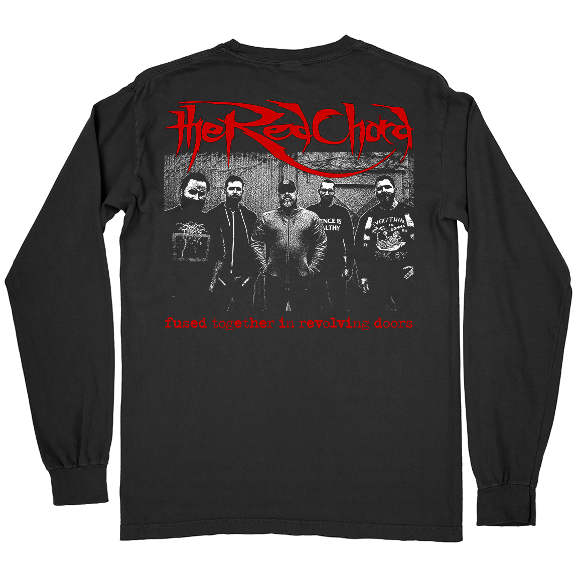 The Red Chord "Fused Collage" Black Premium Long Sleeve