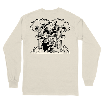 The Suicide File "Mad Magazine" Natural Longsleeve