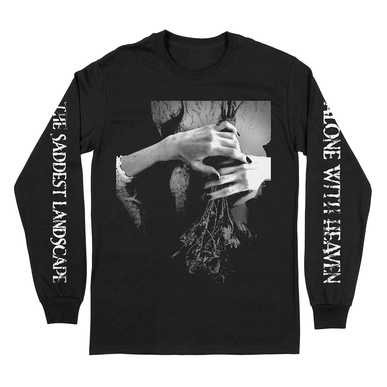 The Saddest Landscape "Alone With Heaven" Premium Black Longsleeve