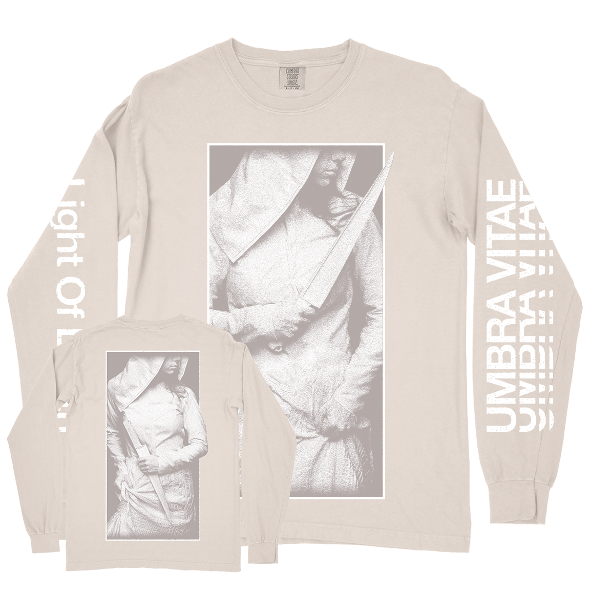 Umbra Vitae "Light Of Death" Ivory Premium Longsleeve
