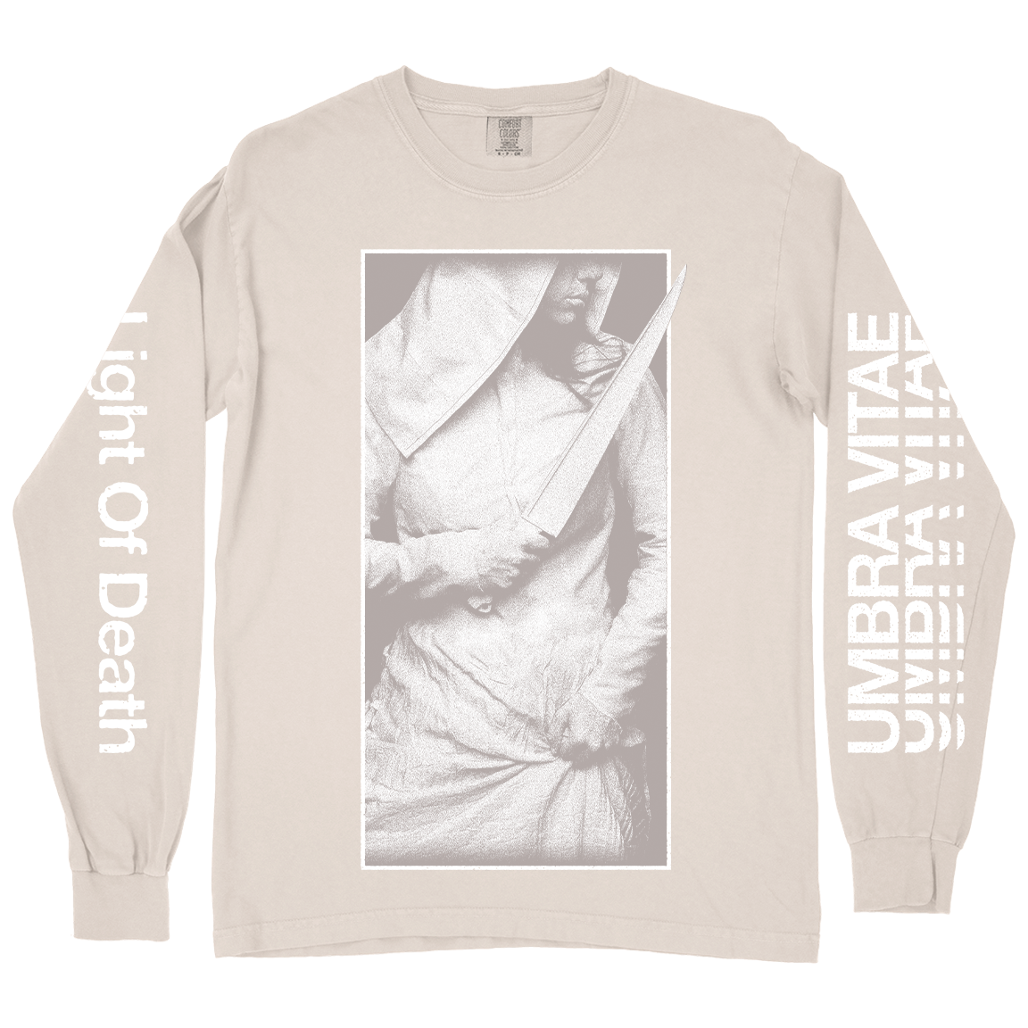 Umbra Vitae "Light Of Death" Ivory Premium Longsleeve