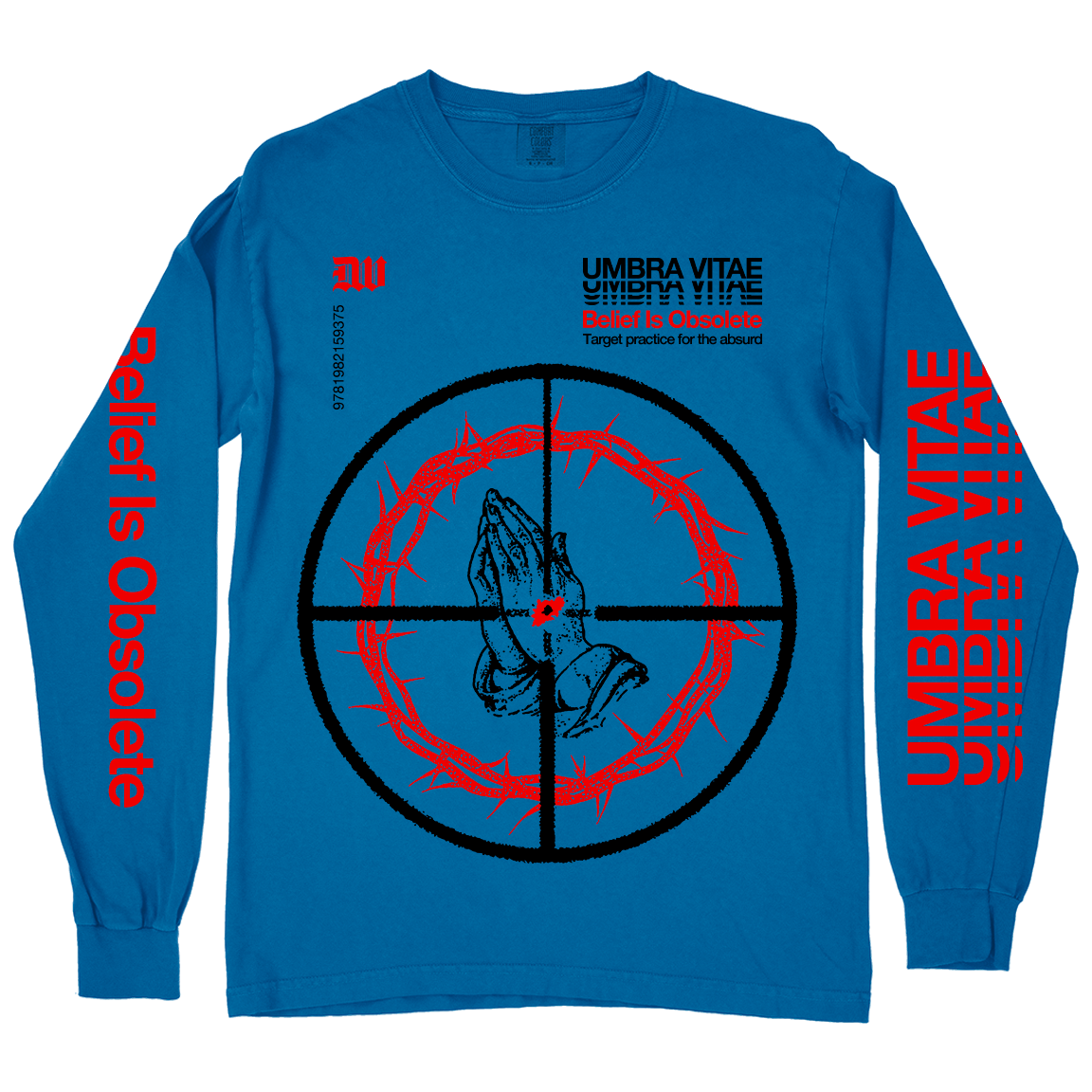 Umbra Vitae "Belief Is Obsolete" Royal Premium Longsleeve
