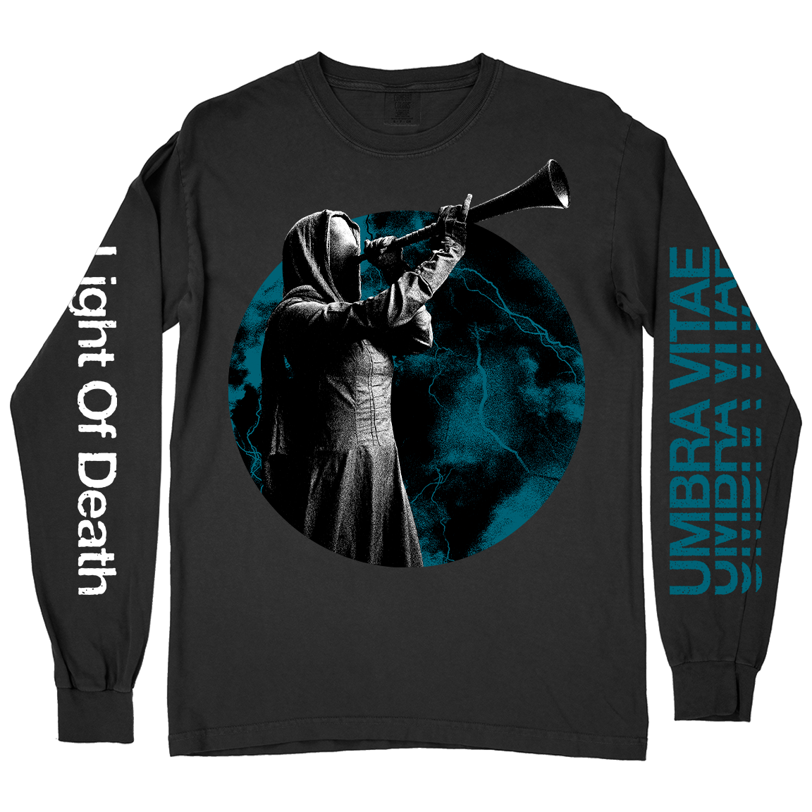 Umbra Vitae "Trumpet Of Death" Black Premium Longsleeve