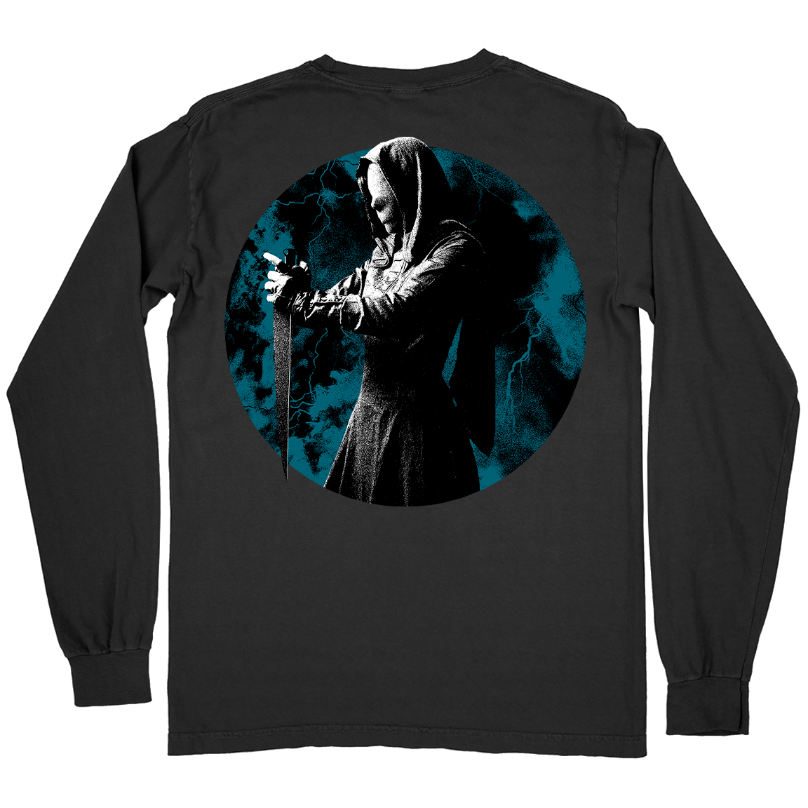 Umbra Vitae "Trumpet Of Death" Black Premium Longsleeve