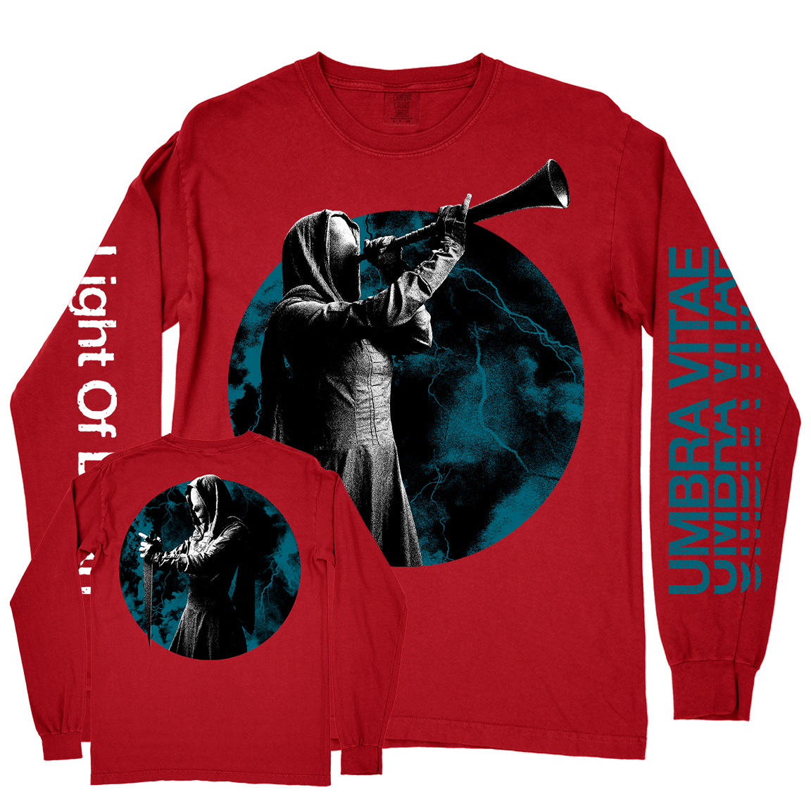 Umbra Vitae "Trumpet Of Death" Red Premium Longsleeve