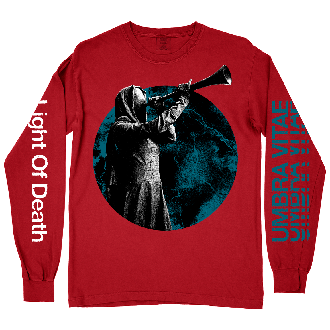 Umbra Vitae "Trumpet Of Death" Red Premium Longsleeve