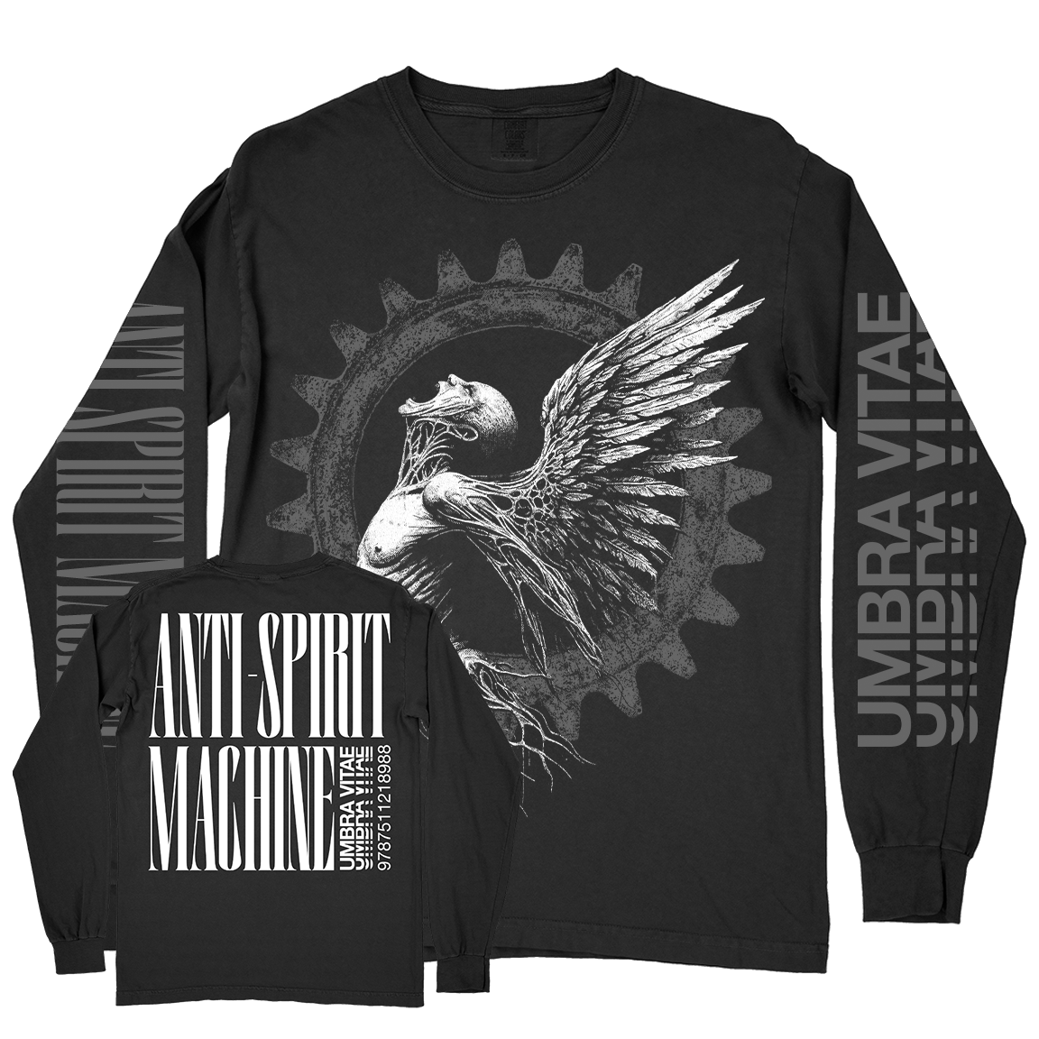 Umbra Vitae "Anti-Spirit Machine" Black Premium Longsleeve