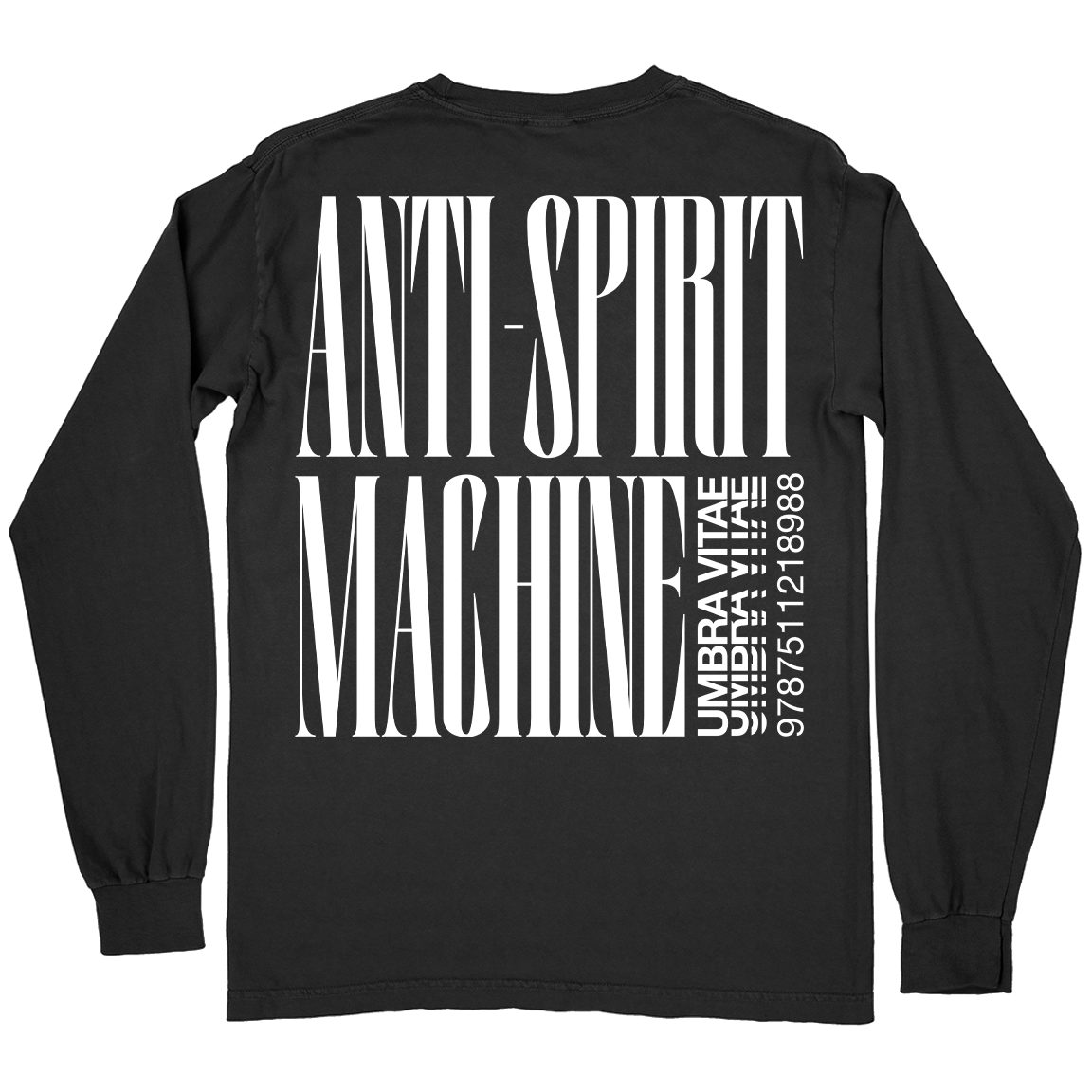 Umbra Vitae "Anti-Spirit Machine" Black Premium Longsleeve