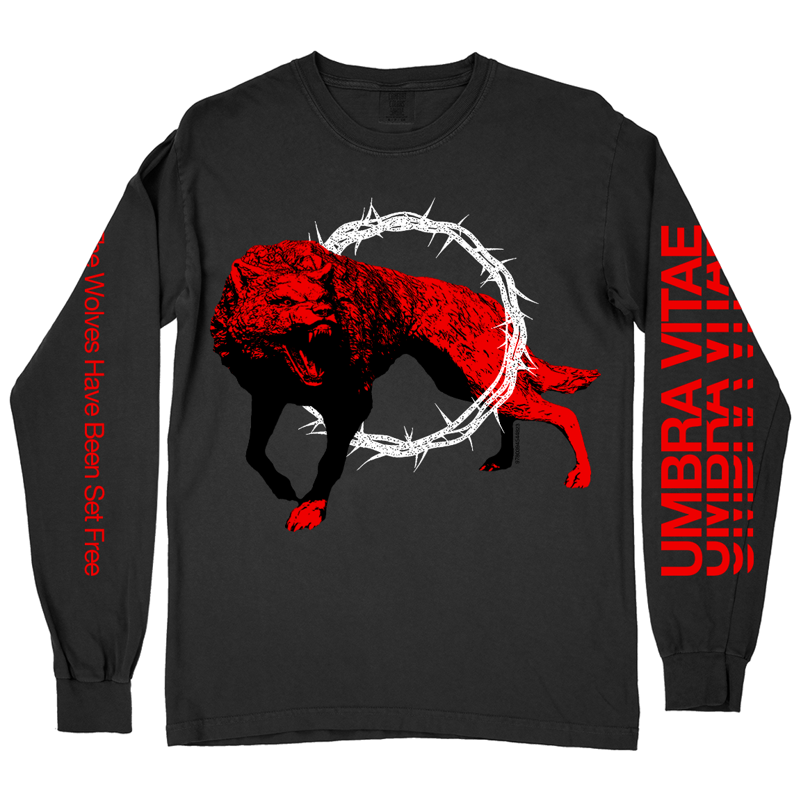 Umbra Vitae "The Wolves" Black Premium Longsleeve