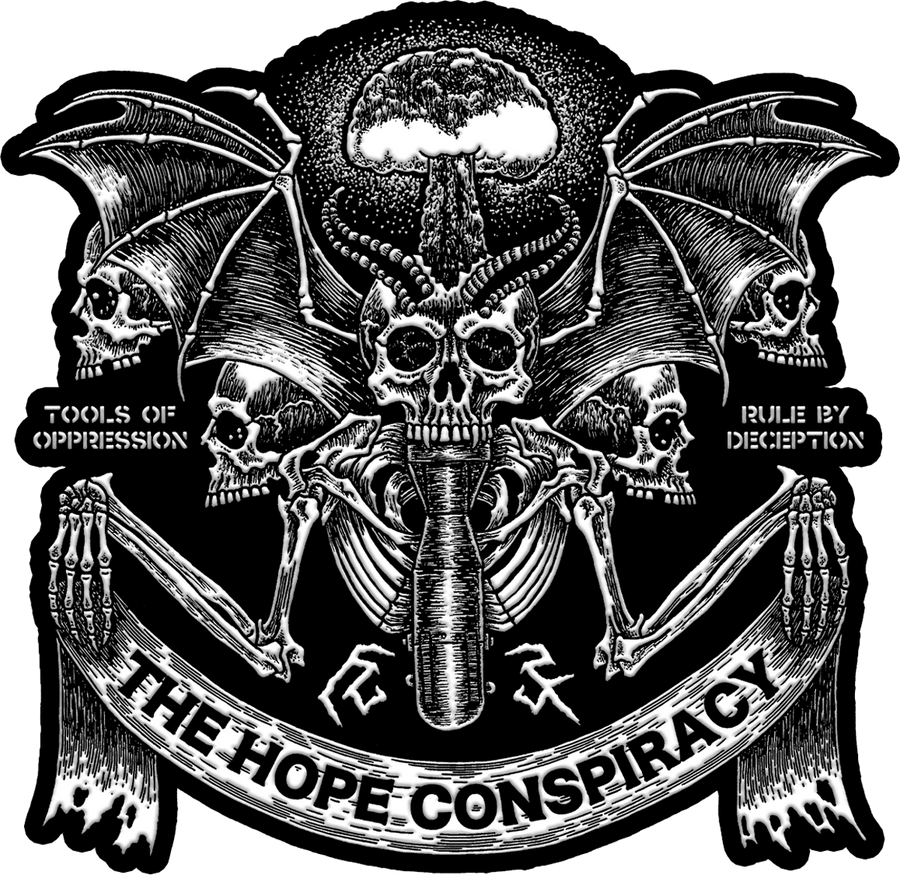 The Hope Conspiracy "Tools Of Oppression, Rule by Deception" Enamel Pin