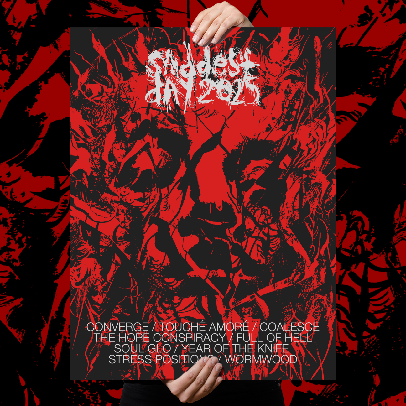 Converge "Saddest Day 2025" Silkscreened Print