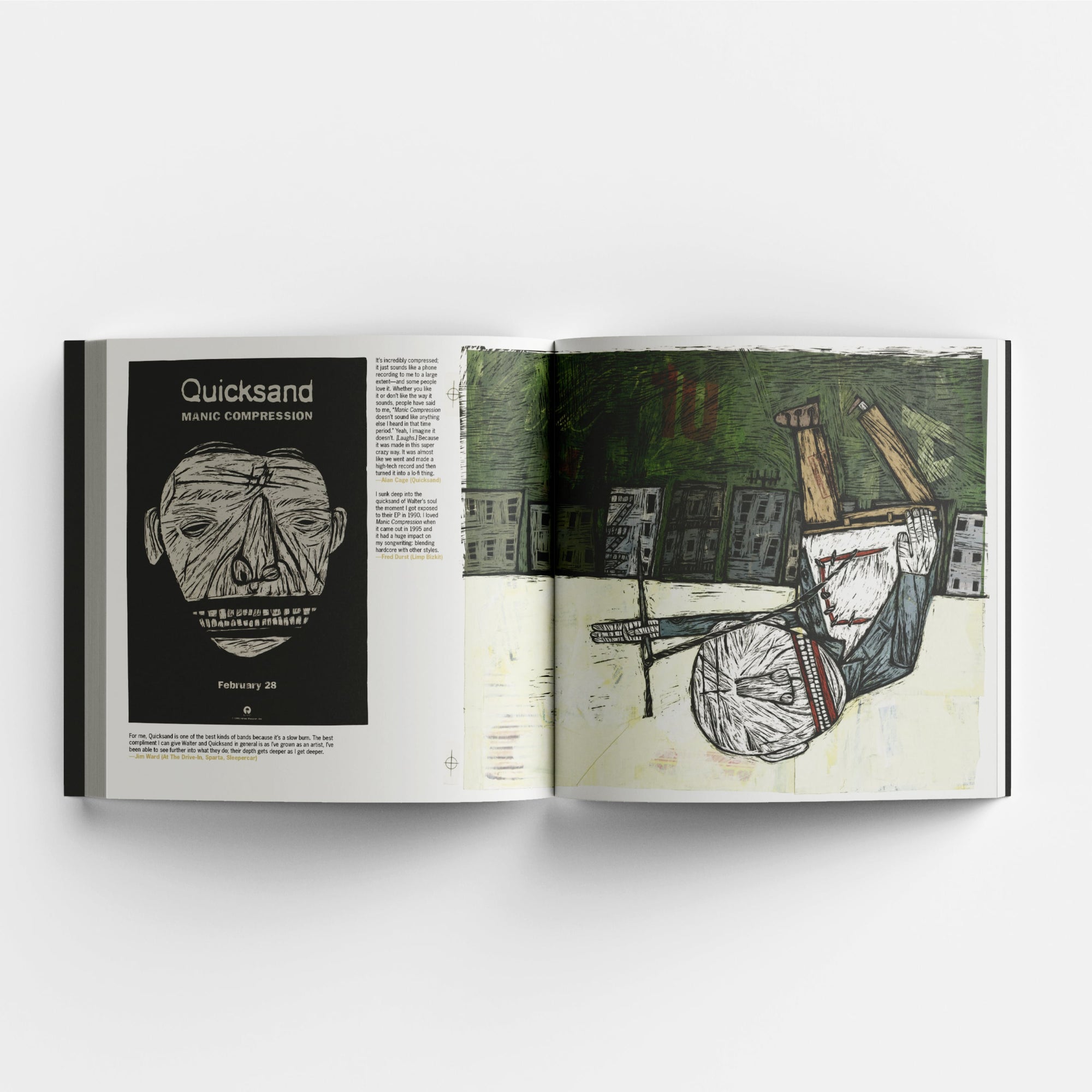 Quicksand "Manic Compression (Deluxe Book)"