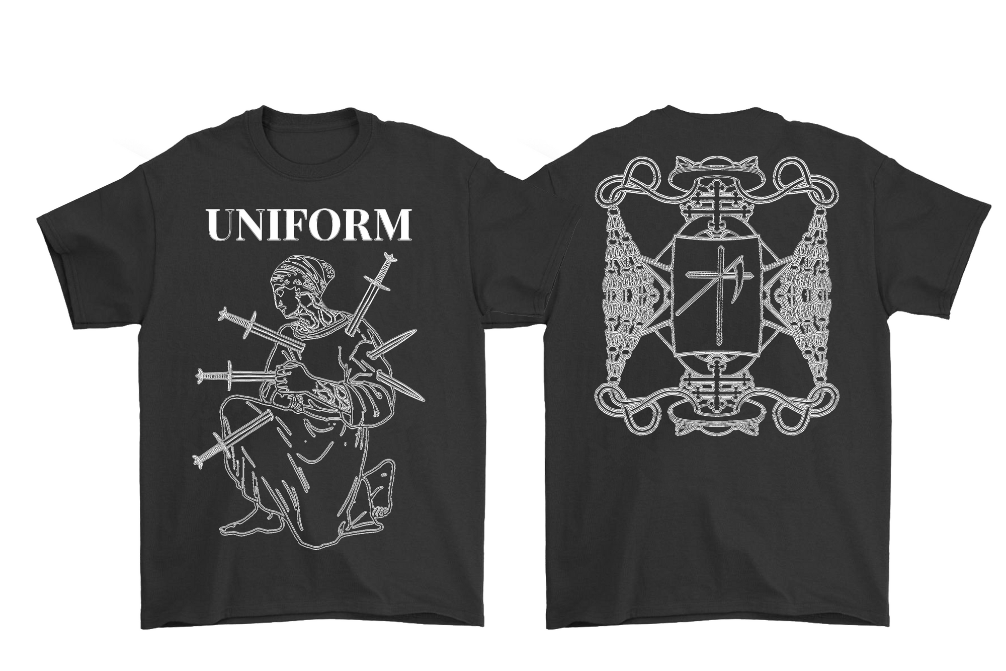 Uniform "Swords" Black T-Shirt