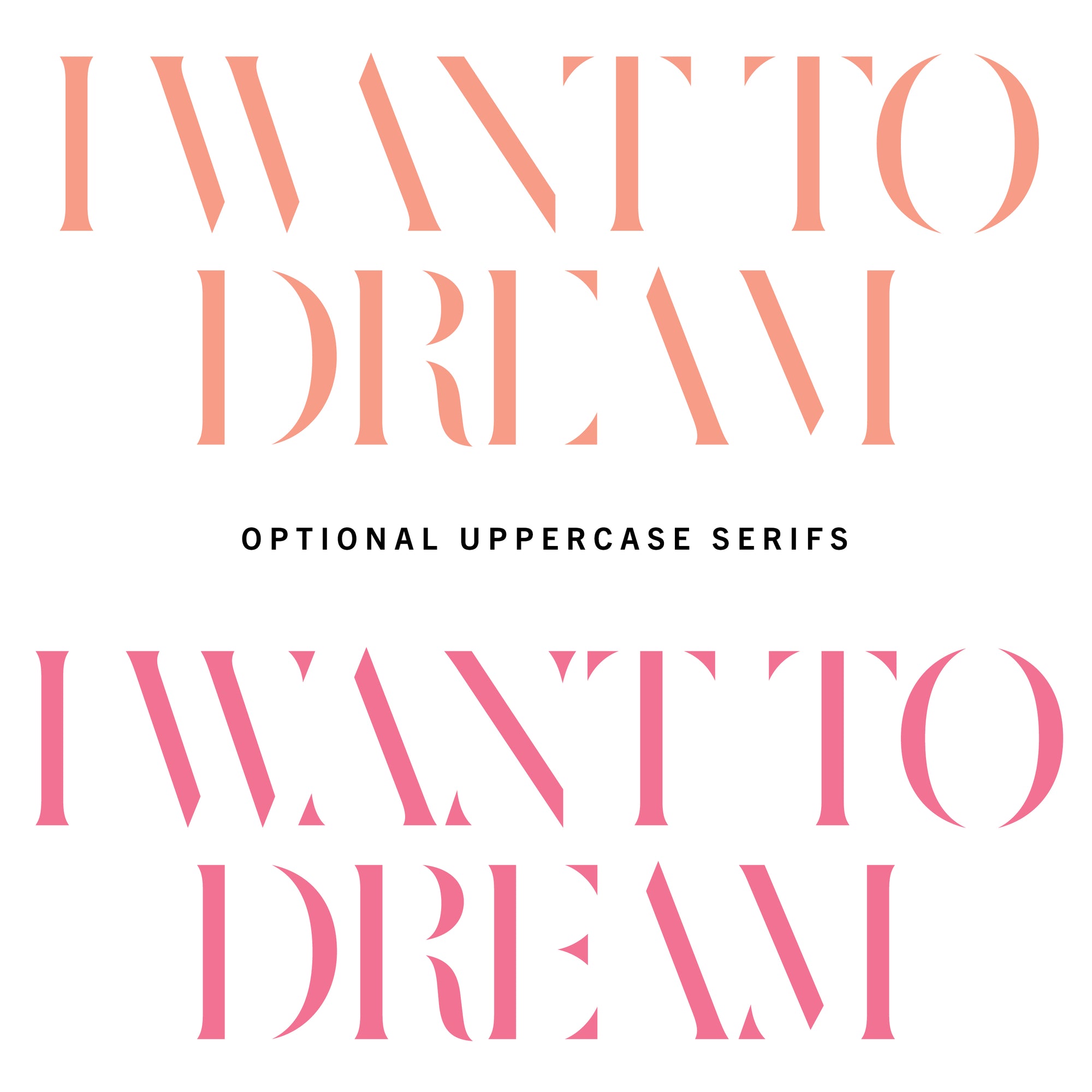 "Sunbather" Typeface