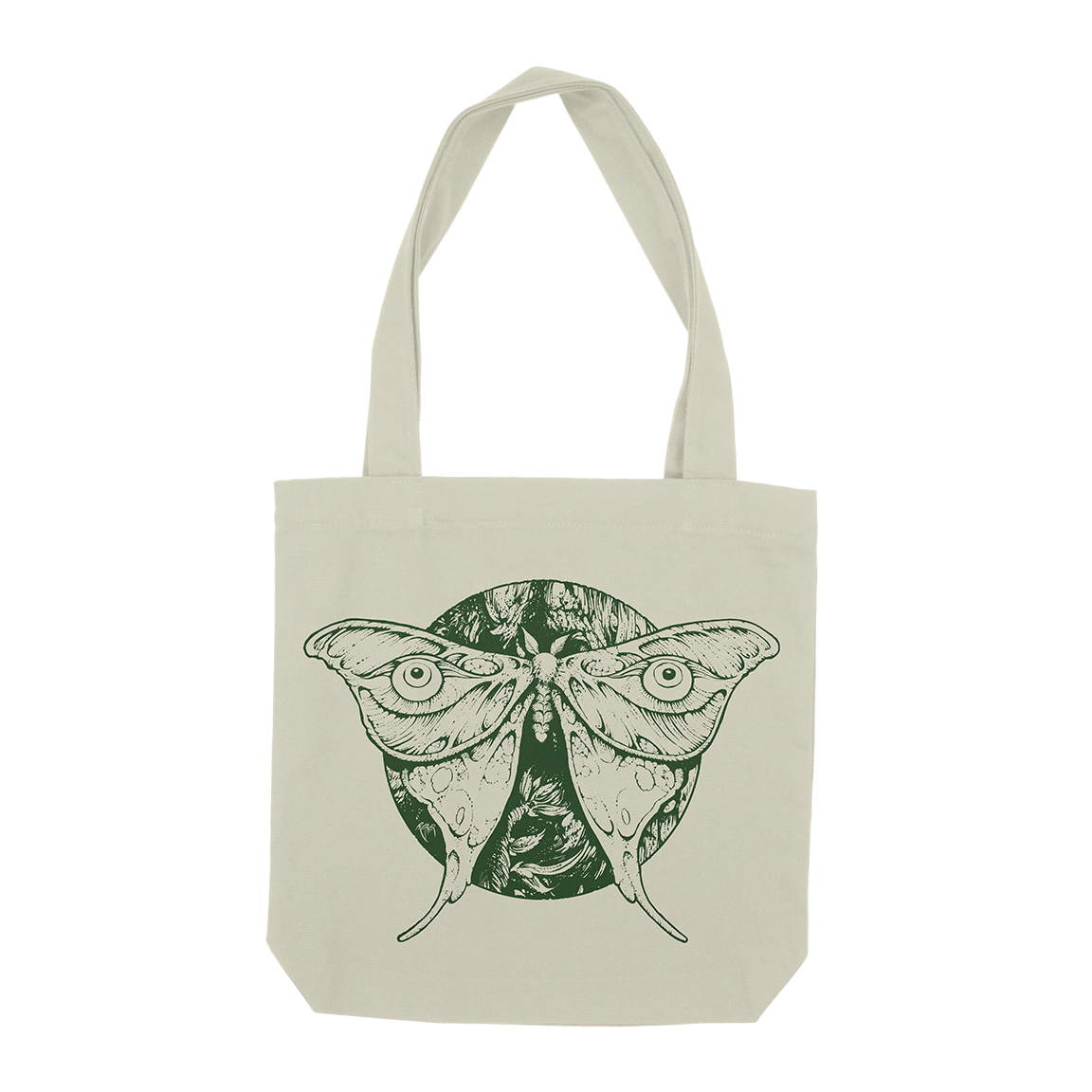 Arik Roper "Occulus Moth" Natural Tote Bag