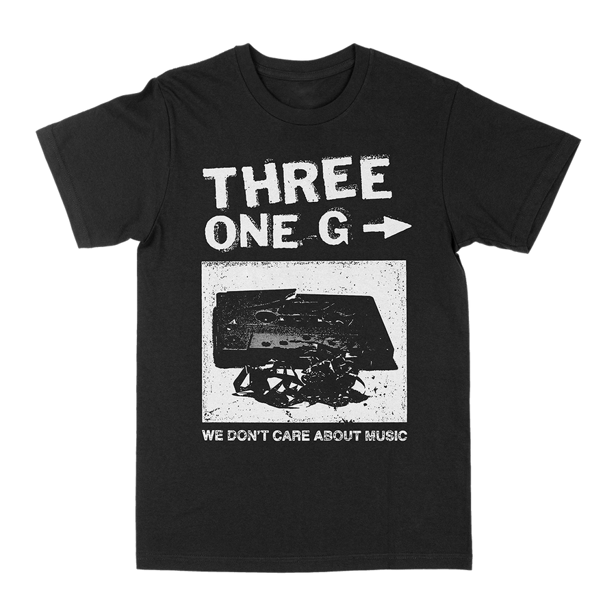 Three One G “We Don’t Care” Black T-Shirt