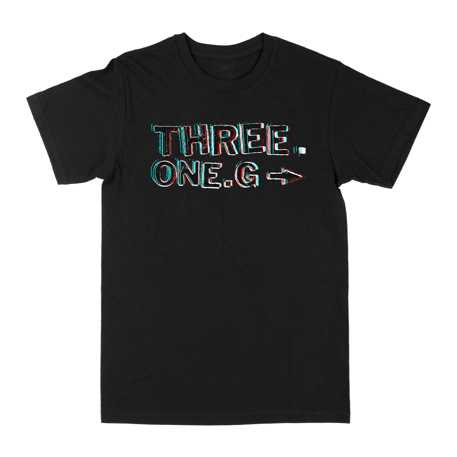 Three One G "3 (ONE G) D" Black T-Shirt