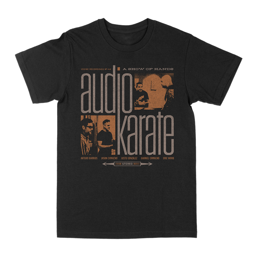 Audio Karate "A Show of Hands" Black T-Shirt