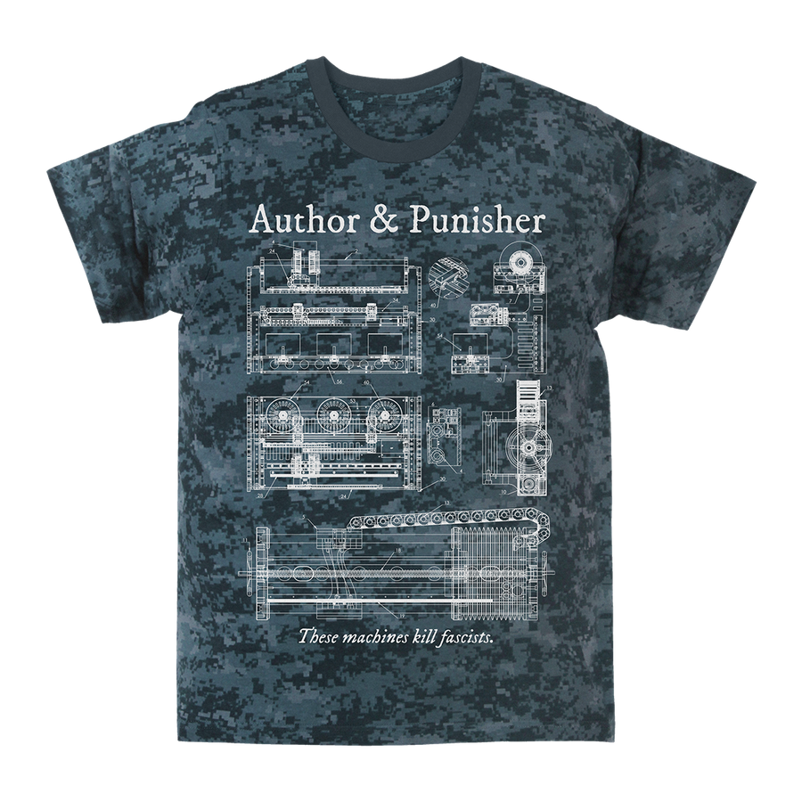 Author & Punisher "These Machines" Midnight Digi Camo T-Shirt